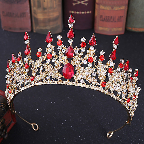 

Retro Sweet Rhinestone / Alloy Tiaras / Headbands with Crystal / Rhinestone / Split Joint 1 Piece Wedding / Party / Evening Headpiece