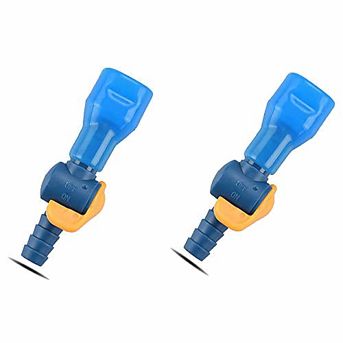 

on-off switch bite valve tube nozzle replacement for hydration pack bladder (blue, 2 in 1 pack)