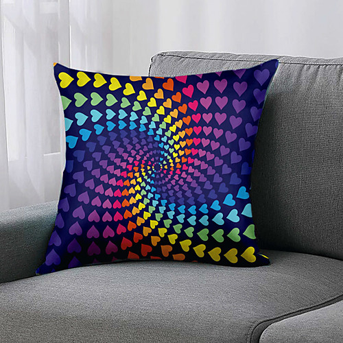 

1pc Cushion Cover Double Side Print 45x45cm Linen