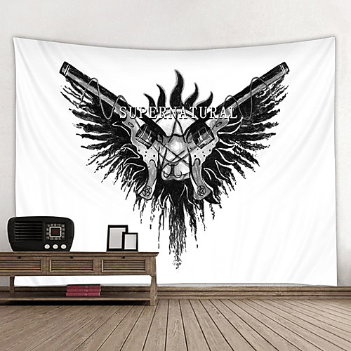 

Wall Tapestry Art Decor Blanket Curtain Hanging Home Bedroom Living Room Decoration and Painting Style and Black and White