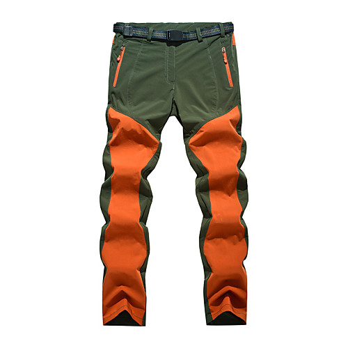 

Women's Hiking Pants Trousers Patchwork Outdoor Tailored Fit Waterproof Breathable Quick Dry Wear Resistance Bottoms Orange Green Hunting Fishing Climbing 27 29 31