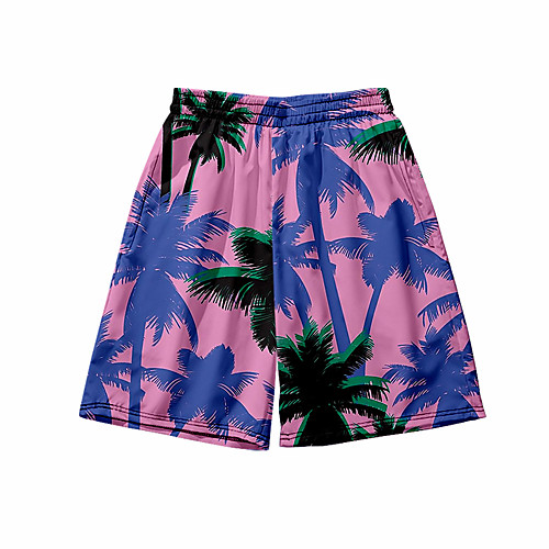 

Men's 3D Print Shorts Daily Holiday Shorts Pants Graphic Graphic Prints Short Sporty Print Purple