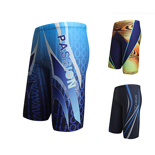 

Men's Swim Shorts Ultra Light (UL) Quick Dry Breathable Elastane Terylene Swimwear Beach Wear Board Shorts Painting Swimming Surfing Water Sports