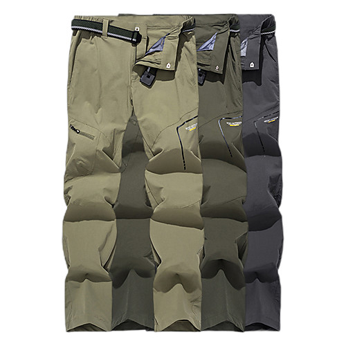 

Women's Hiking Pants Trousers Outdoor Waterproof Quick Dry Lightweight Soft Pants / Trousers Bottoms Dark Grey Army Green khaki Camping / Hiking Hunting Fishing S M L XL XXL / Summer