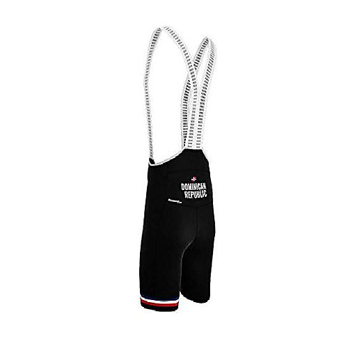 

dominican republic black code cycling pro bib shorts bike for women size m