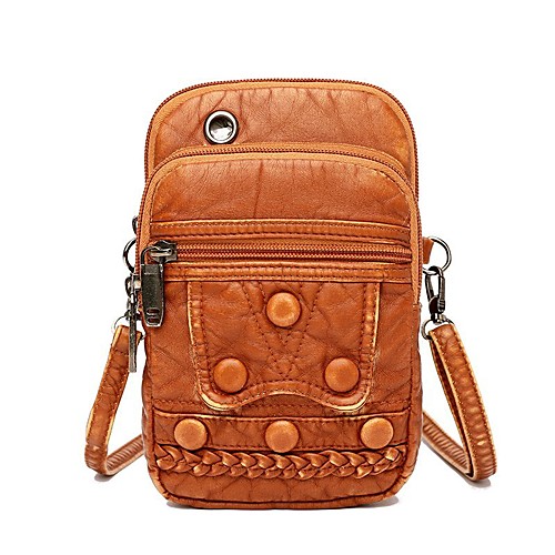 

Women's Bags Mobile Phone Bag Messenger Bag Daily 2021 MessengerBag White Black Yellow
