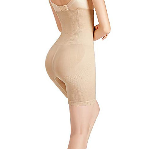 

women waist trainer shapewear tummy control body shaper shorts hi-waist butt lifter thigh slimmer for halloween cosplay beige,s