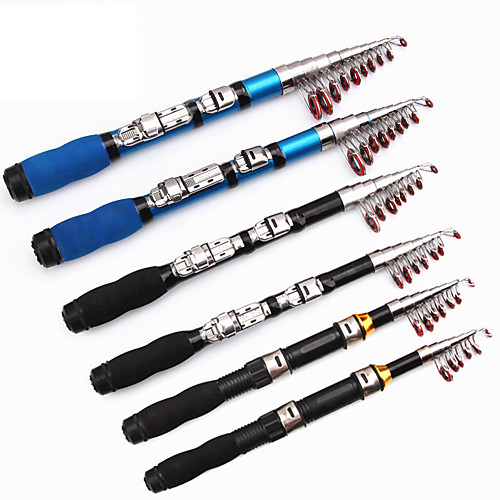 

Fishing Rod Telescopic Rod 100/120/150/170/190/210/230 cm Portable Lightweight Sea Fishing