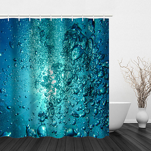

Bathroom Shower Curtains & Hooks Casual Polyester Waterproof