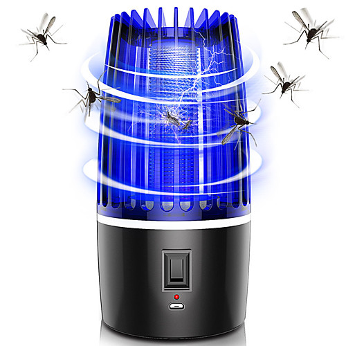 

USB Mosquito Fly Insect Bug Killer Electric Lamp Trap Killer LED Mute