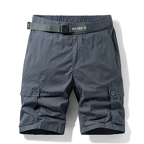 

Men's Hiking Shorts Hiking Cargo Shorts Solid Color Outdoor 10 Breathable Soft Wear Resistance Cotton Shorts Black Grey Khaki Green Hunting Fishing Climbing 30 36 38 32 34