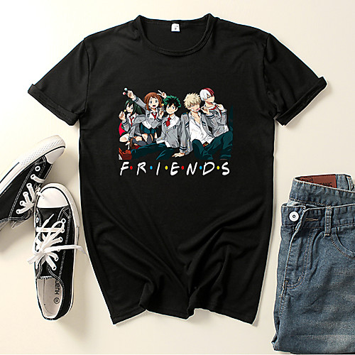 

Inspired by My Hero Academia / Boku No Hero Midoriya Izuku Cosplay Costume T-shirt Microfiber Graphic Prints Printing T-shirt For Men's / Women's