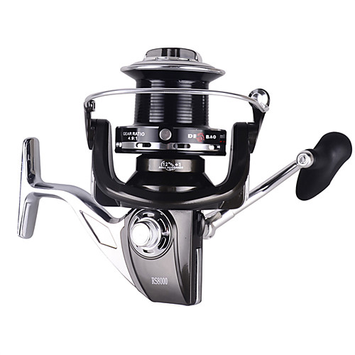 

Fishing Reel Spinning Reel 4.9:1 Gear Ratio 12 Ball Bearings Easy Install for Sea Fishing / Fly Fishing / Freshwater Fishing