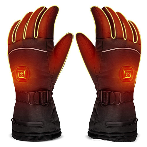 

[upgrade] electric heated gloves with touch screen,outdoor indoor battery powered heating winter windproof gloves for men and women outdoor warm motorcycle riding hunting ski cycling (m)