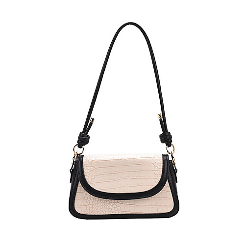 

Women's Bags PU Leather Crossbody Bag Hobo Bag Zipper Daily Going out 2021 Handbags dark brown Black