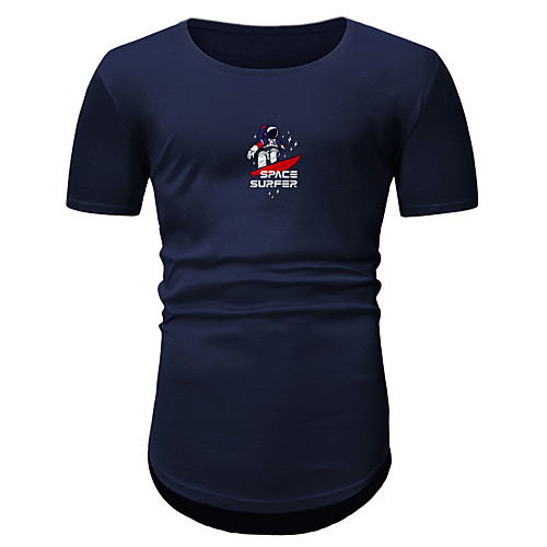 

Men's Unisex T shirt Hot Stamping Cartoon Graphic Prints Plus Size Print Short Sleeve Daily Tops Casual Fashion Black Wine Army Green