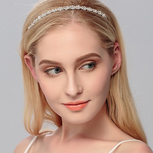 

Wedding Bridal Crystal Headpiece with Crystal 1 Piece Wedding / Special Occasion Headpiece