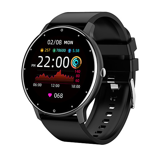

ZL02 Unisex Smartwatch Bluetooth Heart Rate Monitor Blood Pressure Measurement Sports Calories Burned Long Standby Pedometer Call Reminder Activity Tracker Sedentary Reminder Find My Device