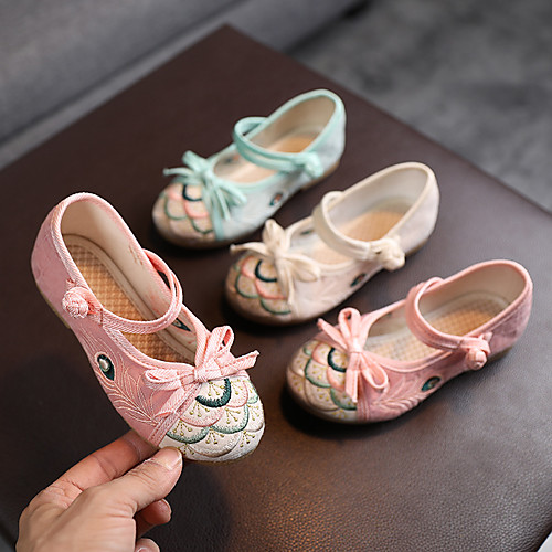 

Boys' Girls' Flats Espadrilles Cotton Little Kids(4-7ys) Big Kids(7years ) Daily Walking Shoes Blue Pink Beige Fall