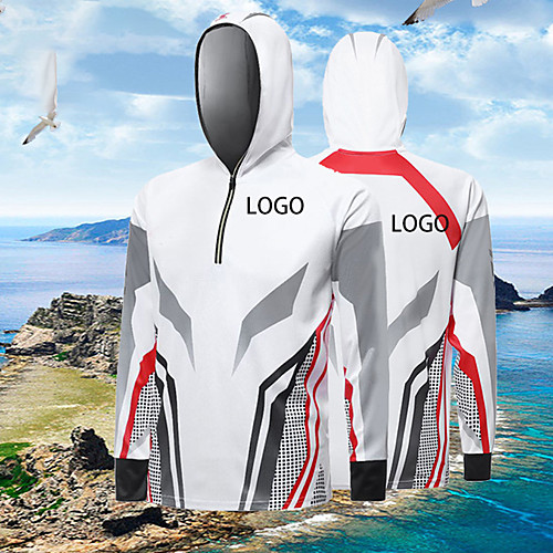 

Women's Men's Hoodie Jacket Skin Coat Outdoor UPF50 Quick Dry Lightweight Breathable Jacket Spring Summer Athleisure Fishing Outdoor White / Long Sleeve / Stretchy