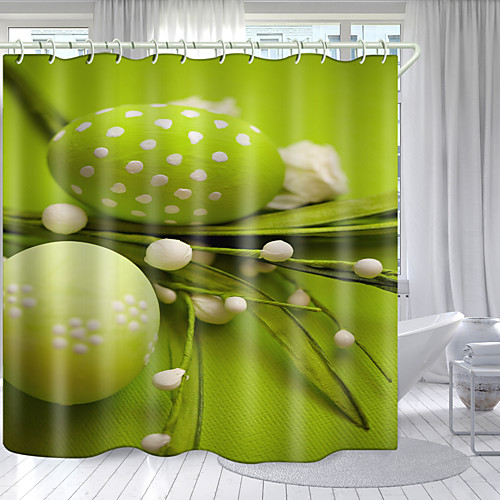 

Shower Curtains & Hooks Modern Polyester New Design