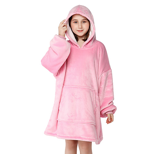

Kid's Kigurumi Pajamas Anime Onesie Pajamas Flannel Fabric Pink Cosplay For Boys and Girls Animal Sleepwear Cartoon Festival / Holiday Costumes