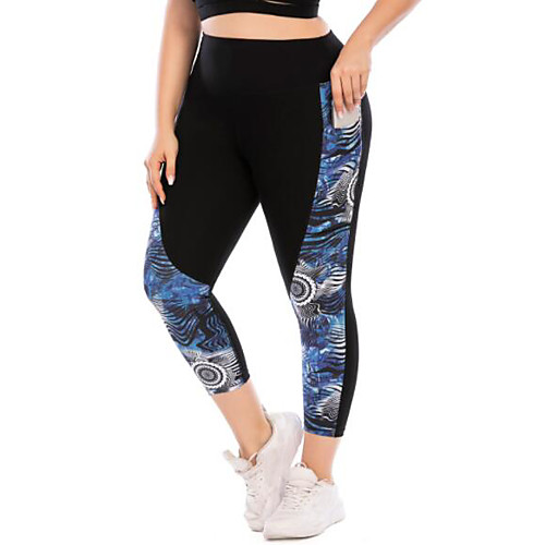 

Women's Plus Size Print Graphic Sporty Yoga Ankle-Length Leggings 12051[Long Sleeve Cardigan]
