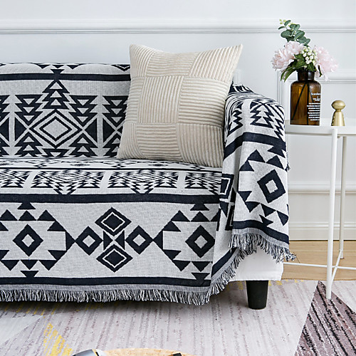 

Sofa Cover Geometric Printed Cotton Slipcovers