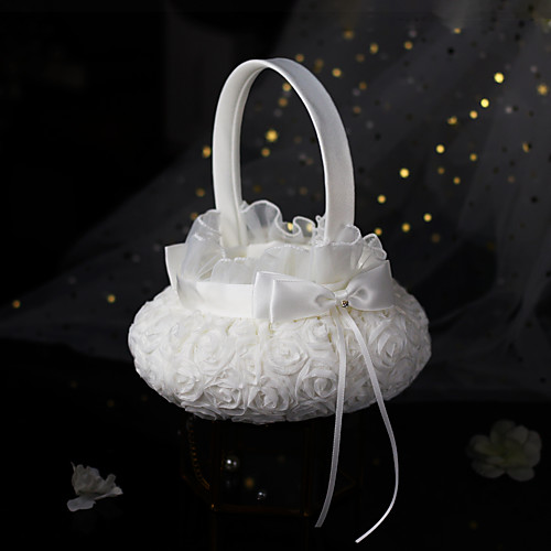 

Flower Basket Polyester 4 1/3 (11 cm) Floral 1 pcs