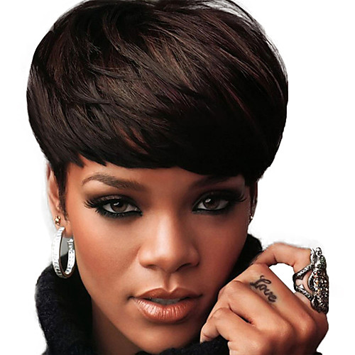 

Synthetic Wig Curly Short Bob Wig Short Black / Brown Synthetic Hair Women's Party Fashion Comfy Black Brown