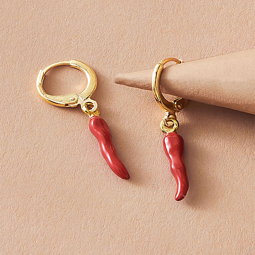 

Women's Drop Earrings Earrings Classic Fashion Simple Fashion Trendy Earrings Jewelry Red For Party Evening Street Gift Vacation Beach 1 Pair