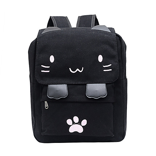

School Bag Rucksack Commuter Backpack Large Capacity Backpack Pink White