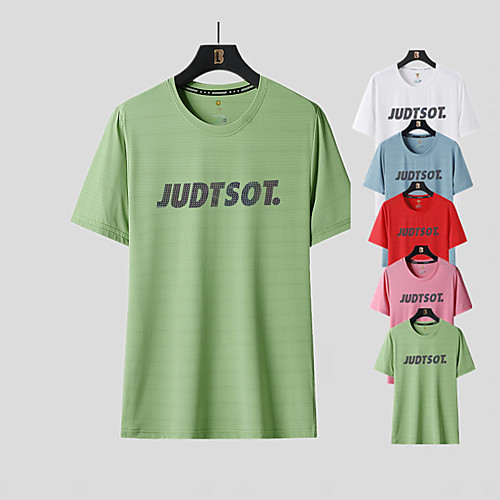 

Women's T shirt Hiking Tee shirt Short Sleeve Crew Neck Tee Tshirt Top Outdoor Lightweight Breathable Quick Dry Ultraviolet Resistant Autumn / Fall Spring Polyester Solid Color Black Red Pink Hunting