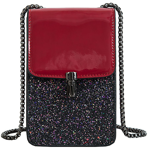 

Women's Bags Mobile Phone Bag Daily Date 2021 MessengerBag Black Red Coffee