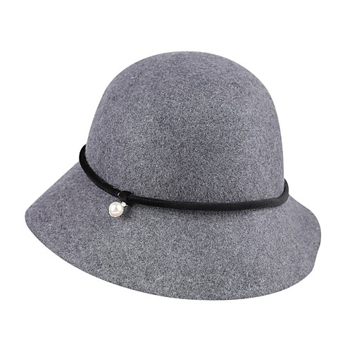 

Elegant Lady Wool Hats with Trim 1 Piece Special Occasion / Party / Evening Headpiece