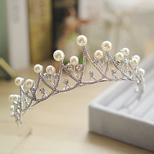 

Wedding Alloy Tiaras with Metal 1 Piece Wedding / Party / Evening Headpiece
