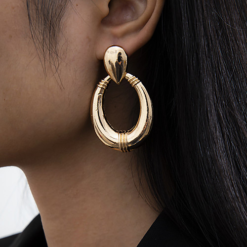

Women's Stud Earrings Drop Earrings Hoop Earrings Retro Drop Stylish Artistic Simple Vintage Trendy Earrings Jewelry Gold / Silver For Party Street Daily Holiday Festival 2pcs