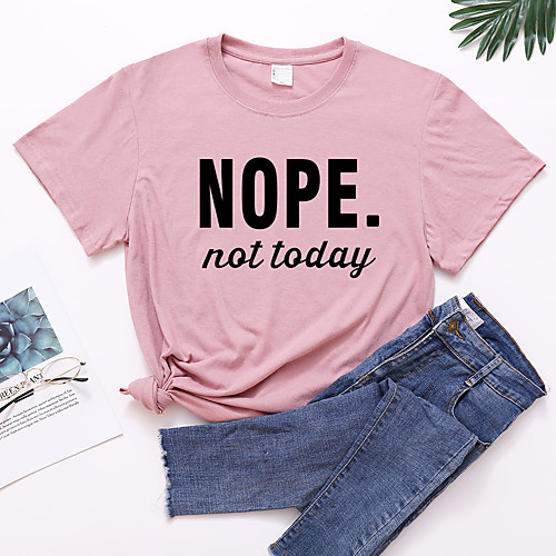

Men's Tee / T-shirt Pure Color Crew Neck Cotton Letter Printed Sport Athleisure T Shirt Top Short Sleeves Breathable Soft Comfortable Everyday Use Street Casual Daily Outdoor