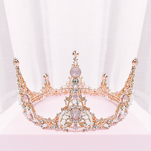 

Wedding Princess Alloy Tiaras with Metal 1 Piece Wedding / Birthday Headpiece
