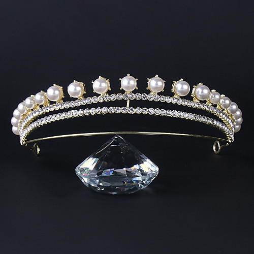 

Wedding Alloy Tiaras with Metal 1 Piece Wedding / Party / Evening Headpiece