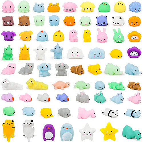 

Squishy Squishies Squishy Toy Squeeze Toy / Sensory Toy 72 pcs Mini Animal Stress and Anxiety Relief Kawaii Mochi For Kid's Adults' Boys and Girls