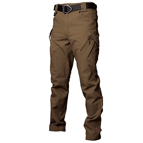 

Men's Hiking Pants Trousers Hunting Pants Tactical Cargo Pants Waterproof Ventilation Quick Dry Breathable Fall Spring Solid Colored Elastane Cotton for Gray Green Black khaki S M L XL XXL