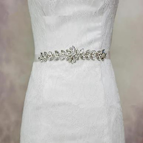 

Other Material Wedding Sash With Crystals / Rhinestones Women's Sashes