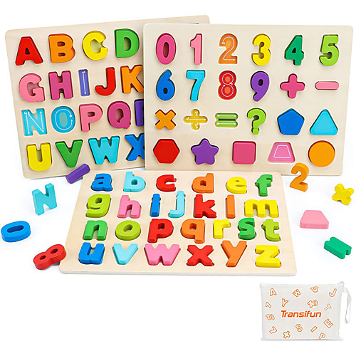 

Building Blocks Jigsaw Puzzle Educational Toy Math Toy Number Letter compatible Wooden Legoing Boys' Girls' Toy Gift / Kid's