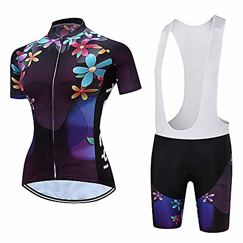 

women's cycling jersey,bike short sleeve, summer mtb bicycle pad bib shorts,quick dry