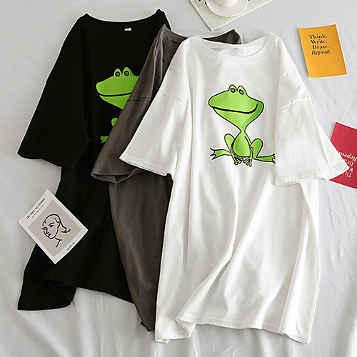 

Women's Tee / T-shirt Pure Color Crew Neck Sport Athleisure Top Short Sleeves Breathable Soft Comfortable Everyday Use Casual Daily Outdoor