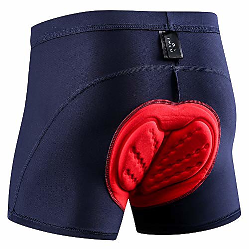 

men's 3d padded cycling underwear shorts mtb bike bicycle undershorts(black,xxxl)