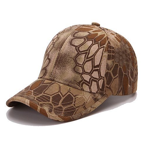 

Men's Baseball Cap Sun Hat Fishing Hat Outdoor UV Sun Protection Windproof UPF50 Quick Dry Spring Summer Wasteland Python Pattern Python pattern black Python green / Breathable