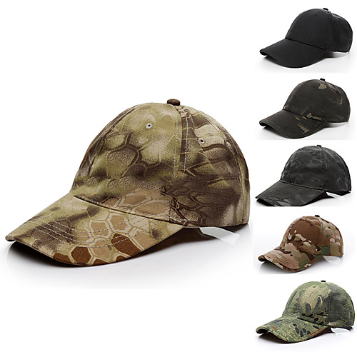 

Men's Cap Fishing Hat Hunting Hat Portable UV Sun Protection Sunscreen Ultraviolet Resistant Solid Color Spring & Fall Terylene Hunting Fishing Casual Camping / Hiking / Caving Camouflage Color