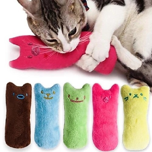 

Catnip Plush Toy Cat Toys Set Cat 2pcs Rectangular Pet Friendly Catnip Gift Pet Toy Pet Play